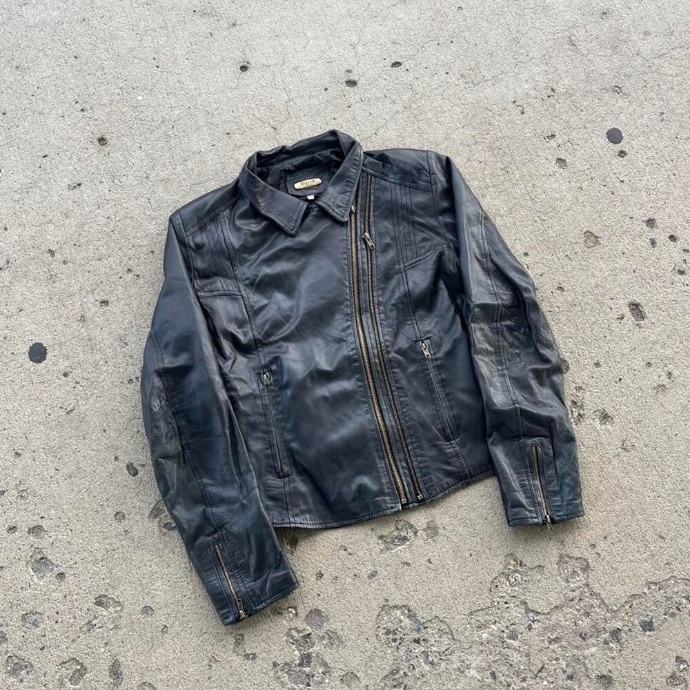 Daria Old Money Y2K Biker Italian Leather Jacket